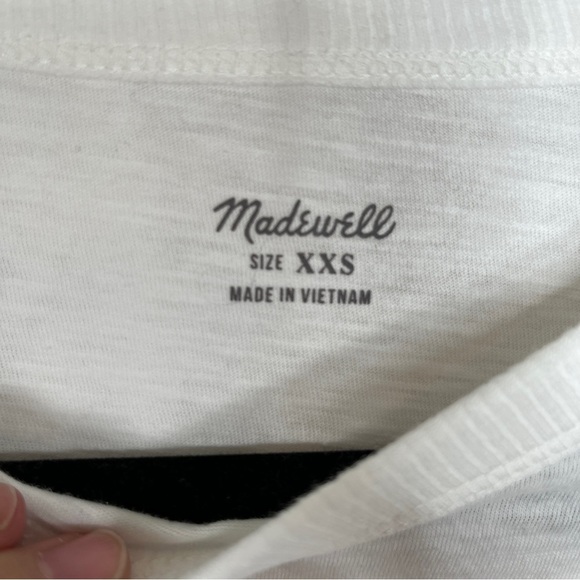 Madewell Daisy Meadow Graphic Whisper Cotton Rib-Crewneck Tee Size XXS - Picture 3 of 7